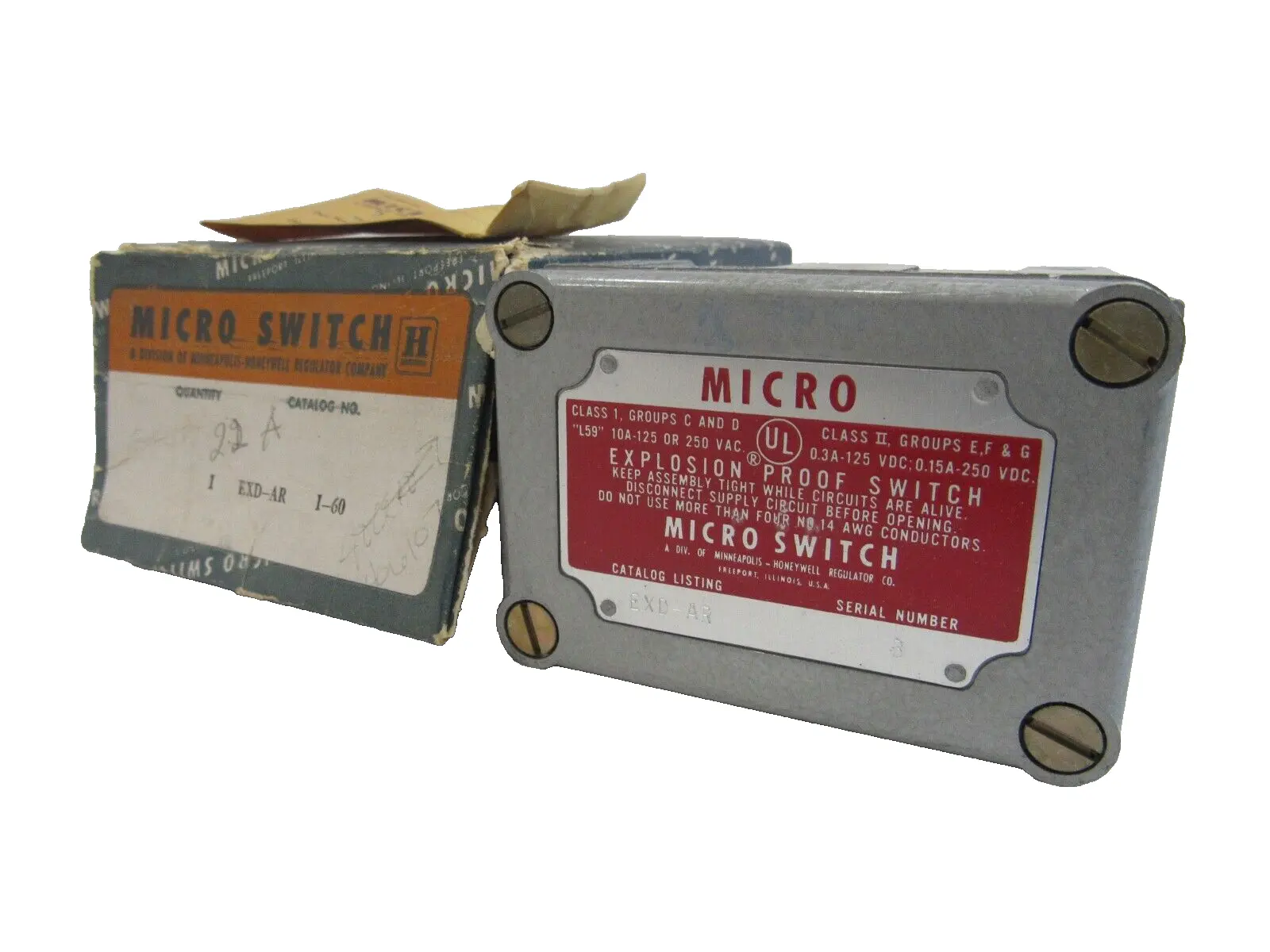 NEW HONEYWELL MICROSWITCH EXD-AR LIMIT SWITCH EXDAR