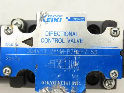 Tokyo Tokimec DG4V-3-2A-M-P7-H-7-56 Directional Control Solenoid Valve 24VDC