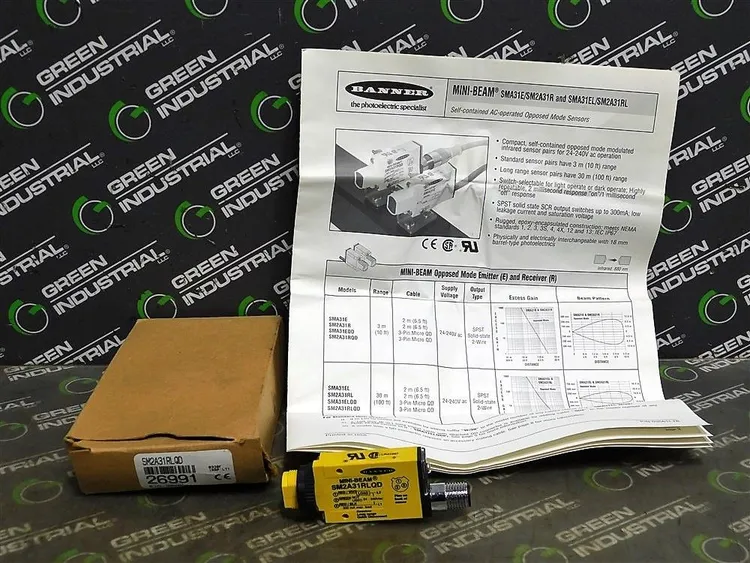 Used BANNER SM2A31RLQD Electrical Controls | Green Industrial #680148