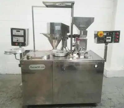 Pharmafill Model CF2 Stainless Steel Semiautomatic Filler