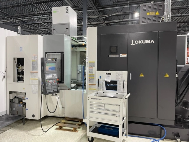 2014 OKUMA MB-5000H 12 Pallets 146 Tools