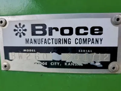Used 2019 BROCE MANUFACTURING COMPANY BW260 Street Sweeper Minnesota US | Carco Truck & Equipment #1514033