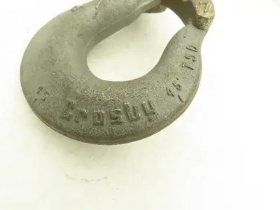 Crosby BL-O  4-Ton Hoist Swivel Hook Link Chain Nest 3/8-7/16" Self Close Gate