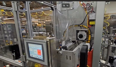 Used AXON, PROMACH EZ300 SHRINK SLEEVER WITH EZ-36-BR HEAT SHRINK TUNNEL Sleeve Wrappers Washington US | The Equipment Butler #1276970