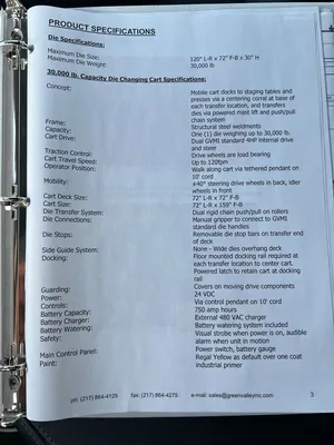 GREEN VALLEY / TITAN Titan 30,000# Die Handler | Universal Press & Machinery (UPM) (5)