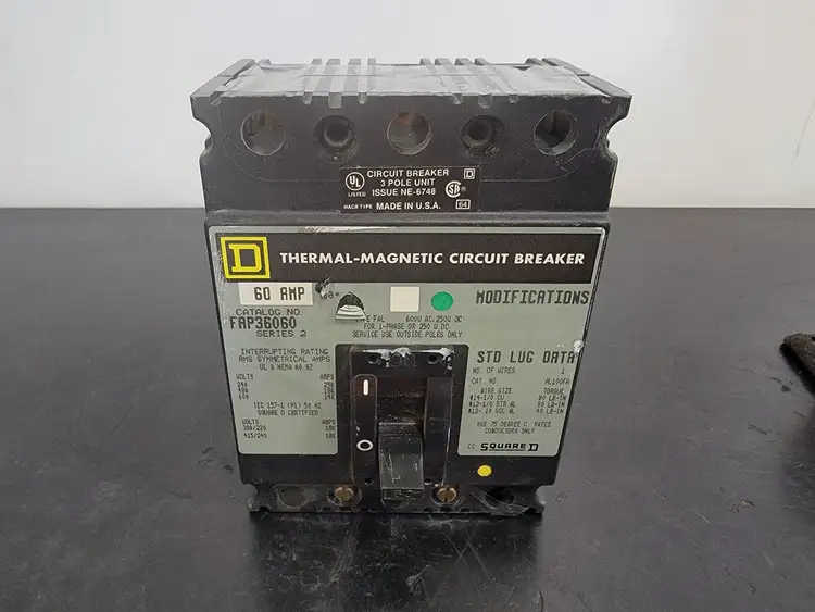 Used SQUARE D FAP36060 Switchgears British Columbia CA | Lenmark #327888