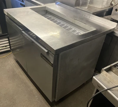 174-0094 Continental SW48 48” Self Contained Pan Rail Prep Table Cooler