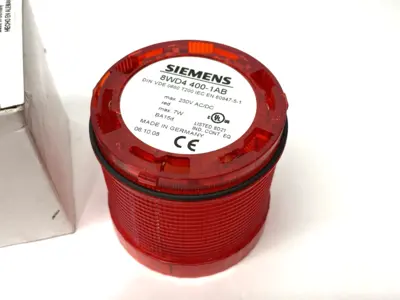 New | in-Stock Siemens SIRIUS 70mm Steady Stack Light Element Red, 230V Light Source Equipment Michigan US | Maverick Industrial Sales #1400589