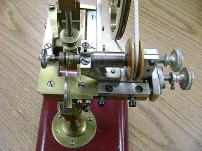 1174-385 Antique Topping Tool, Gear Wheel Cutting Machine Circa 1860
