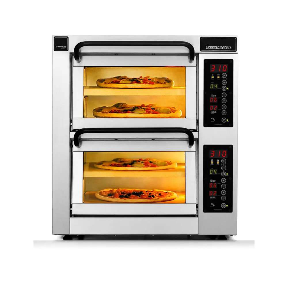 Pizzamaster 400 Series Countertop Double Multi-Purpose Deck Oven - 208v (PM 402ED-2)
