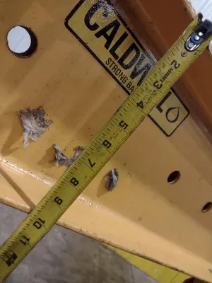 10,000 LBS X 128" X 10" CALDWELL MODEL #17-5-10 SPREADER BAR: YOBRO #24577