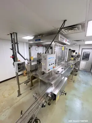 Used KAPSALL FA-R-18E Overflow Pressure Gravity Liquid Fillers Illinois US | Aaron Equipment #1303760