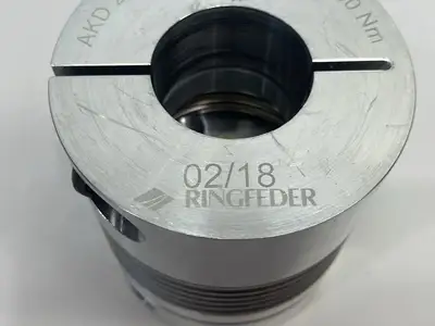 Used Ringfeder Metal Bellows Coupling 38mm Bore to 40mm Bore Ma=73.75 ft-lbs Tooling & Accessories (Other) Michigan US | Maverick Industrial Sales #1395149