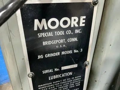 Used MOORE SPECIAL TOOL CO., INC. 3 Jig Grinders Ohio US | HGR 24 #1452399