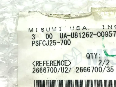 PSFCJ25-700 | MiSUMi  Precision Linear Shaft 25mm Shaft Diameter 700mm Length - New Other