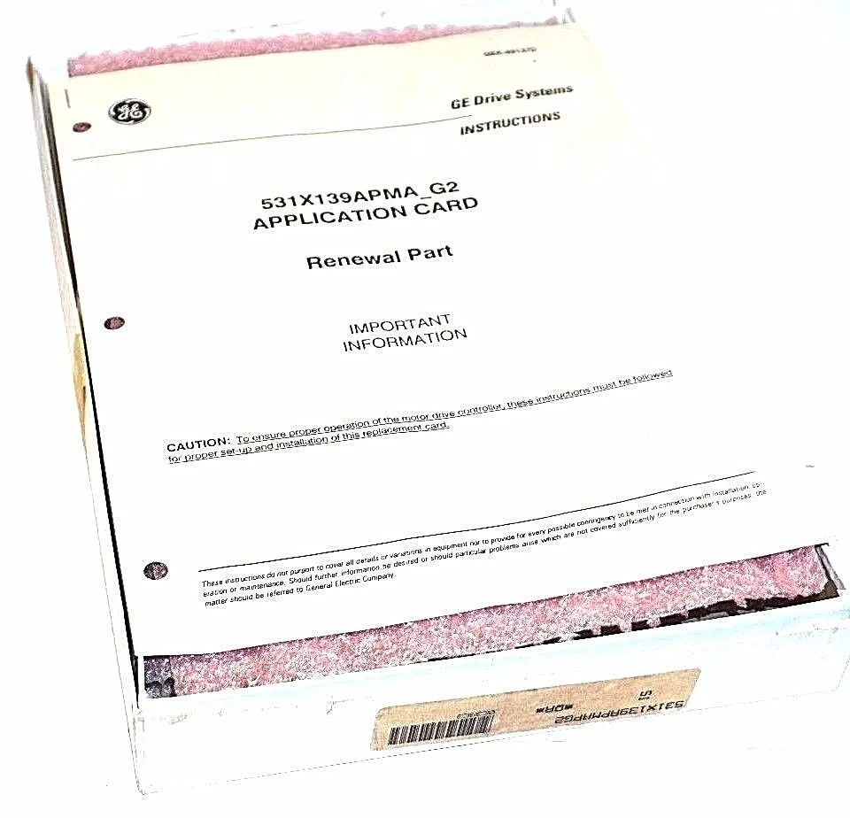 NEW GENERAL ELECTRIC 531X139APMAPG2 MICRO APPLICATION BOARD