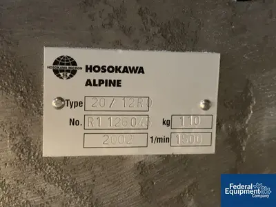 USED Hosokawa 5 HP Hosokawa Polymer Systems Granulator, Model 20/12 RO