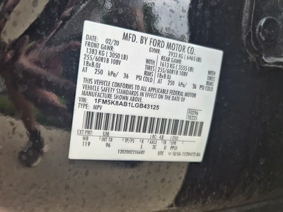 Used 2020 FORD EXPLORER SUVs Wyoming US | Miedema Asset Management Group #1312287