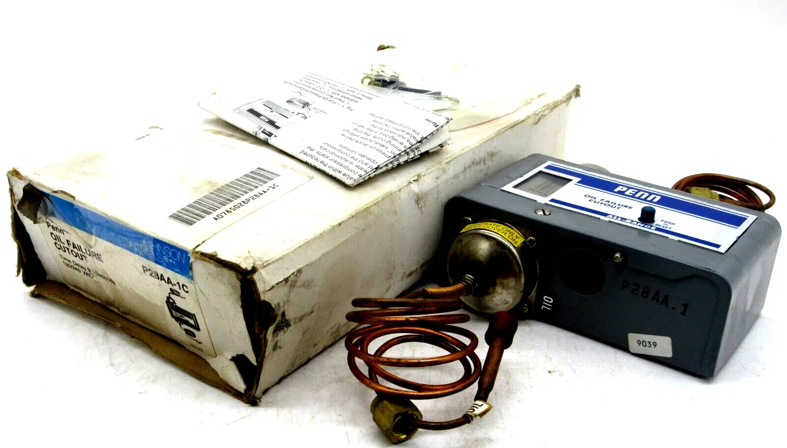 NEW JOHNSON CONTROLS P28AA-1C OIL FAILURE CUTOUT P28AA1C