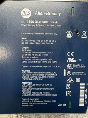 ALLEN BRADLEY 1606-XLS240E Electrical/PLC/Automation | ESS Industrial Equipment Sales (7)