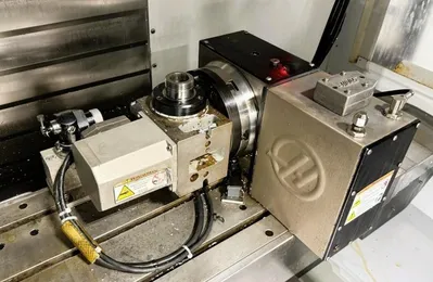 HAAS VF-2SS 5-Axis with HAAS T5C 5-Axis Rotary Table Vertical Machining Centers (5-Axis or More) | Bayou Machinery (4)