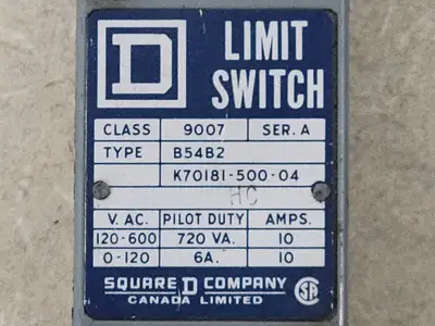 USED SQUARE D 9007-B54B2
