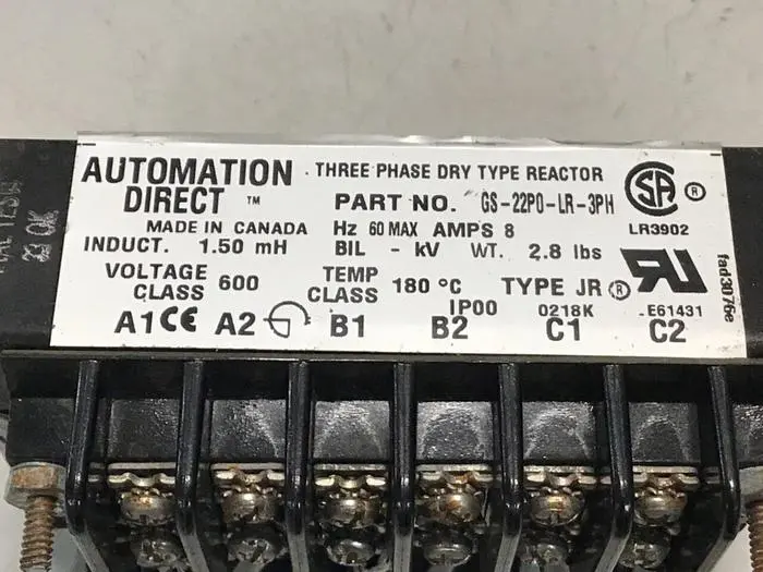 Used AUTOMATION DIRECT GS-22P0-LR-3PH Transformers Michigan US | Ideal Machinery #601891