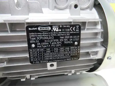 Effepizeta SCL K05-MS Regenerative Vacuum Blower 156cfm 4Hp 230/460V 3PH