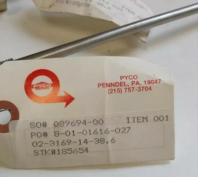 New | in-Stock PYCO 02-3169-14-38.6 Miscellaneous MRO Indiana US | J&J Industrial Supply #502430