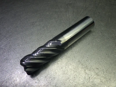 Monster 3/4" 5 Flute Carbide CR REg Endmill 3/4" Shank .12" R 295-020754B (LOC3608A)