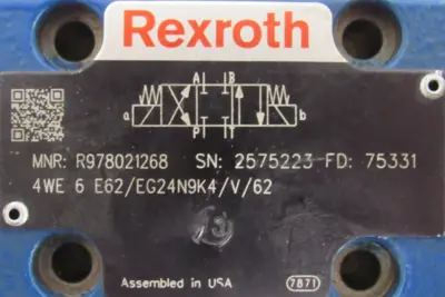 NEW REXROTH R978021268 SOLENOID VALVE 4WE6E62/EG24N9K4/V/62