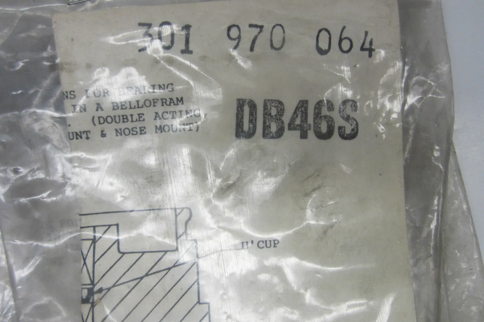 2 NEW BELLOFRAM 301-970-064 BEARING REPLACEMENT DB46S 301970064