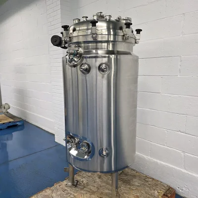 INOX Bottom Homogenizing Emulsifying Mixing Tank 200lt Hingh Sear Mixer 316 S/S INOX GRF # 7616