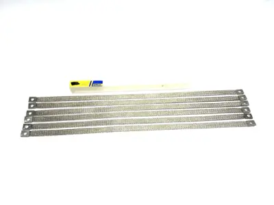 USED HOFFMAN ERICO NVENT ERIFLEX BRAIDED GROUNDING STRAP STAINLESS STEEL
