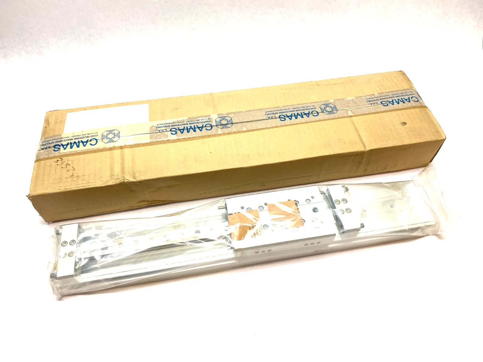 MXW20-250B | SMC  Guided Cylinder Slide Table, 250mm Stroke, Pneumatic - New Other