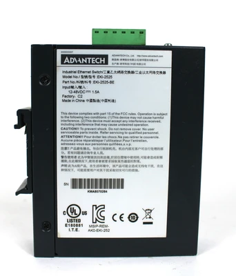 Advantech EKI-2525 Industrial Ethernet Switch, 12-48VDC