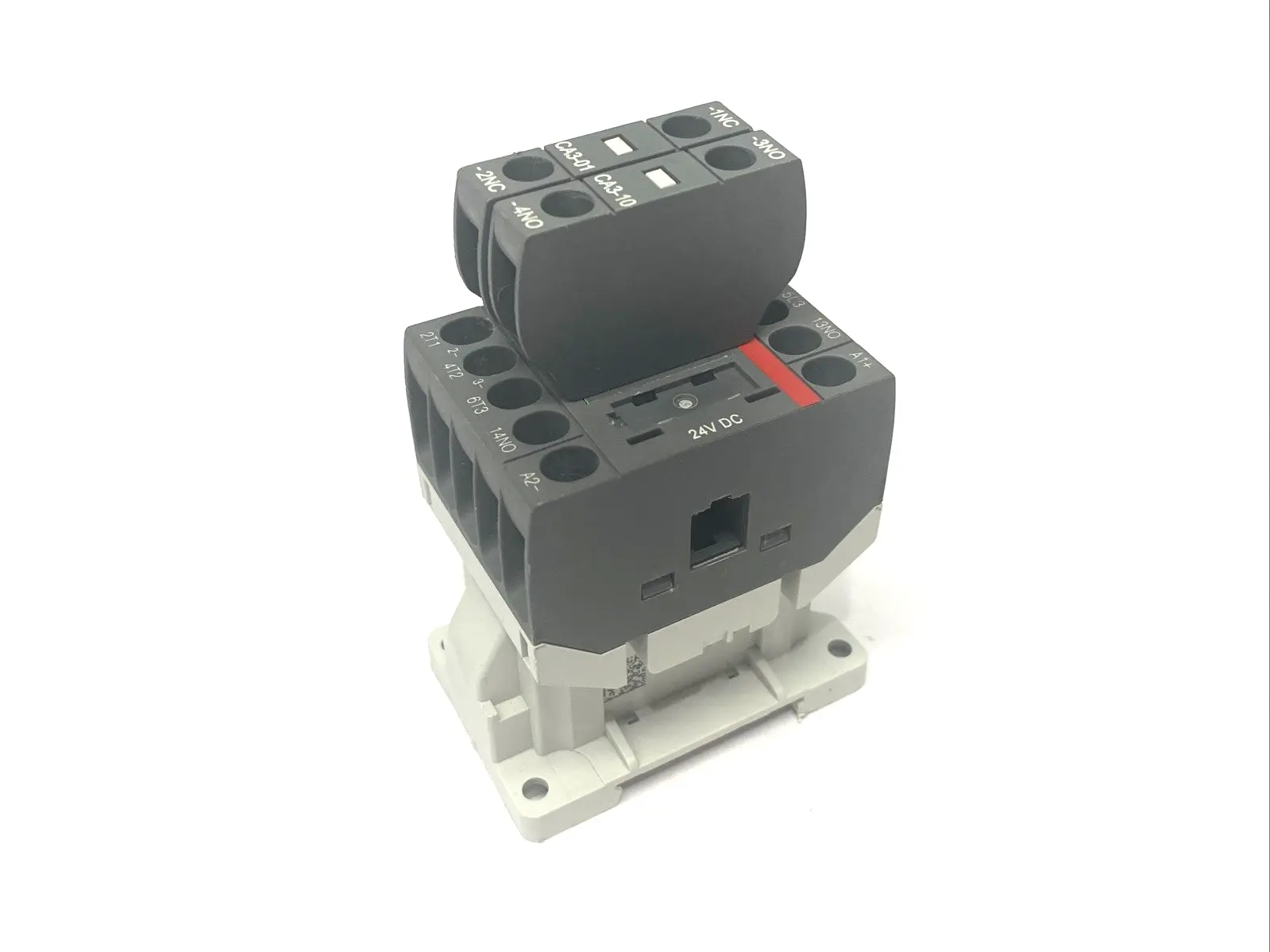 Used ABB Contactor 1SBL123001R8110 w/ Aux. Blocks BROKEN CASING PLC Contactors Michigan US | Maverick Industrial Sales #1392674