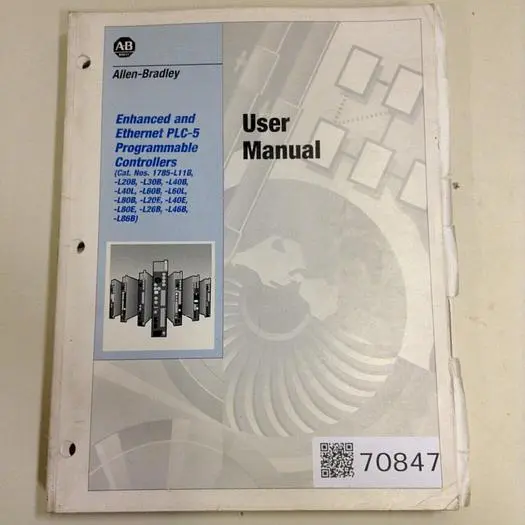 Used ALLEN BRADLEY 1785-6.5.12 Manuals Michigan US | Ideal Machinery #701069