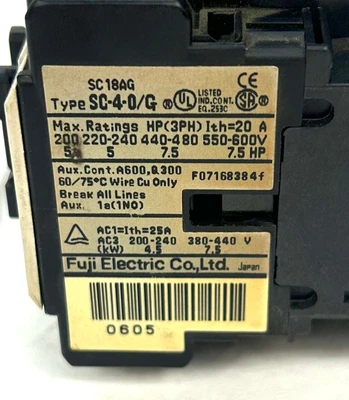 USED FUJI ELECTRIC SC-4-0/G
