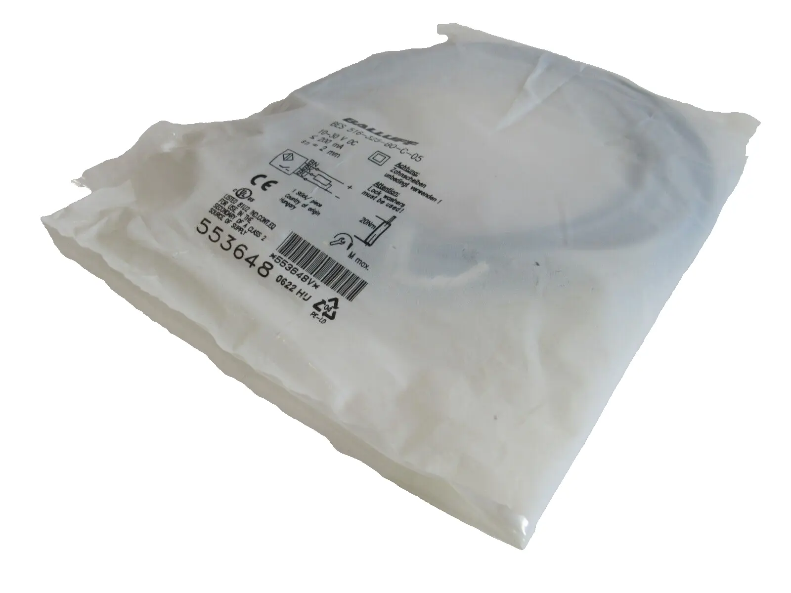 NEW BALLUFF BES 516-325-B0-C-05 INDUCTIVE SENSRO BES 516325B0C05
