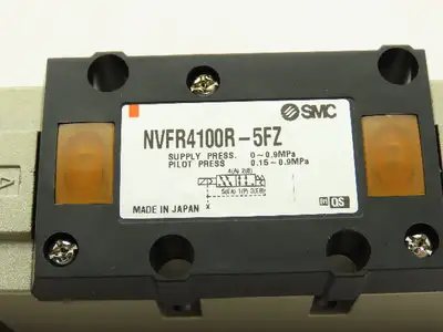 SMC NVFR4100R-5FZ Solenoid Valve 24 VDC 0.15-0.9MPa 2 Position Single