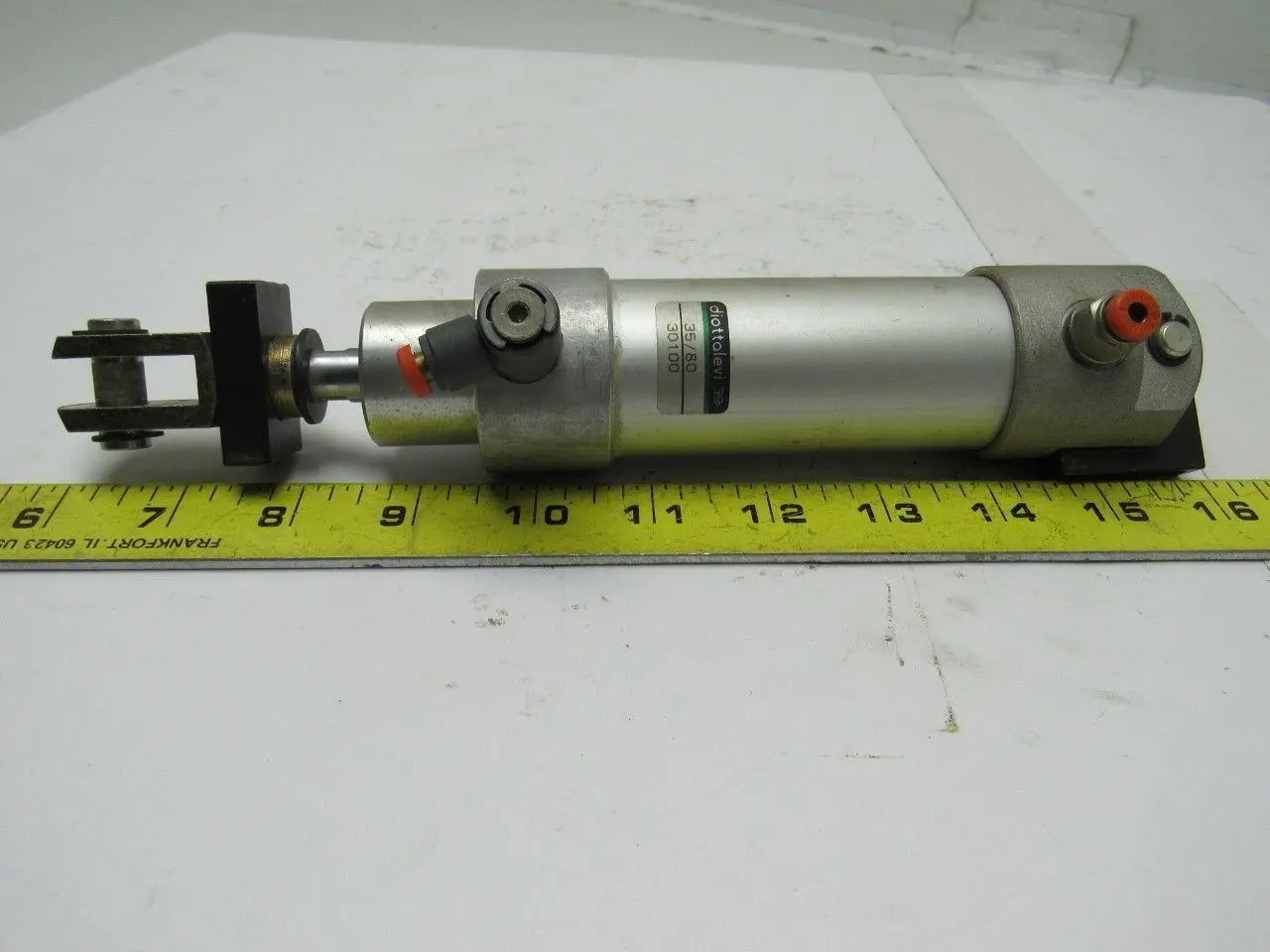 Diottolevi 35/80 30100 Dbl Acting 3.5" Stroke Cylinder 12 mm Shaft 40 mm Bore
