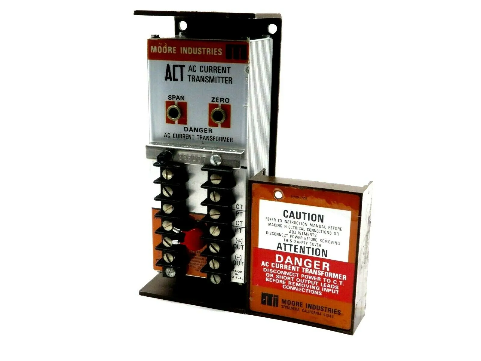 USED MOORE INDUSTRIES ACT AC CURRENT TRANSMITTER