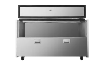 New | in-Stock Atosa New Atosa AMC-5801 58" Forced Air Milk Cooler-Single Access Bottle Coolers Illinois US | Falcon Restaurant Supply #1375585
