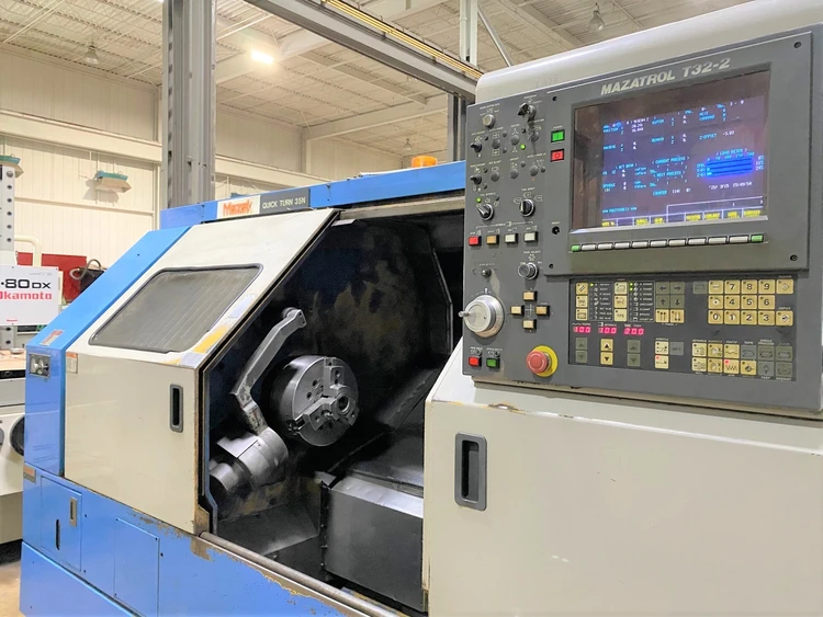 Used 1991 MAZAK QT35N CNC Lathes Illinois US | Asset Exchange Corporation #20391