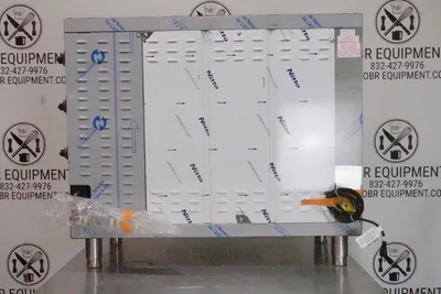 NEW EMPERO 3 ROLLER VERTICAL NATURAL GAS ROTISSERIE MODEL EMP.3EG-USA (CAPACITY OF 18 CHICKENS)