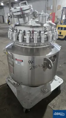 USED Pfaudler 50 Gal Pfaudler Glass Lined Reactor Body, 50/150#