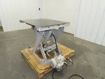 Autoquip 26W25 Hydraulic Scissor Lift Table 2000lb 26" Travel 30x40" Top 3Ph