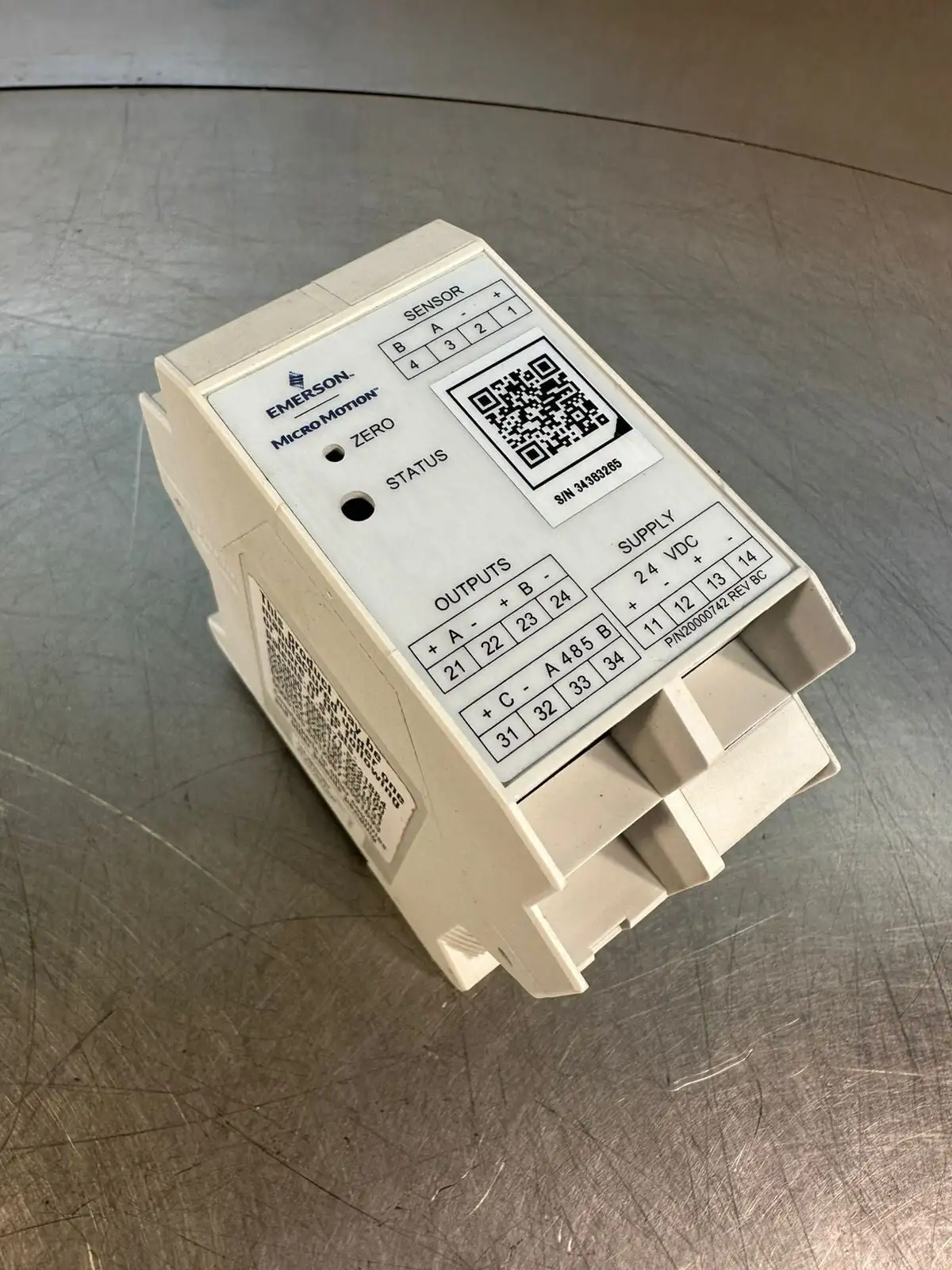 Micro Motion 2500B3BBBAEZZZ Transmitter 20000742 Rev. BC (4.5.5)