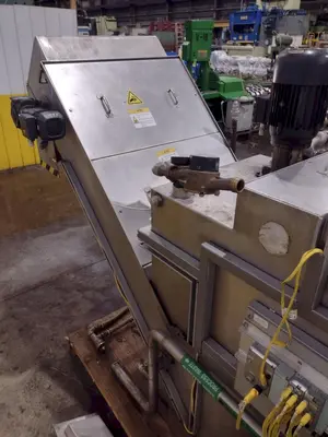 CRYSTAL FILTRATION CONTINUOUS FILTER COOLANT SYSTEM, WITH DRAG-OUT CONVEYOR : YOBRO #25069